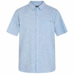 Hurley Mens Organic One And Only Stretch Short Sleeve Shirt -Children's Clothing Store 0038379b afd5 41e2 8d45 68683e6339dd