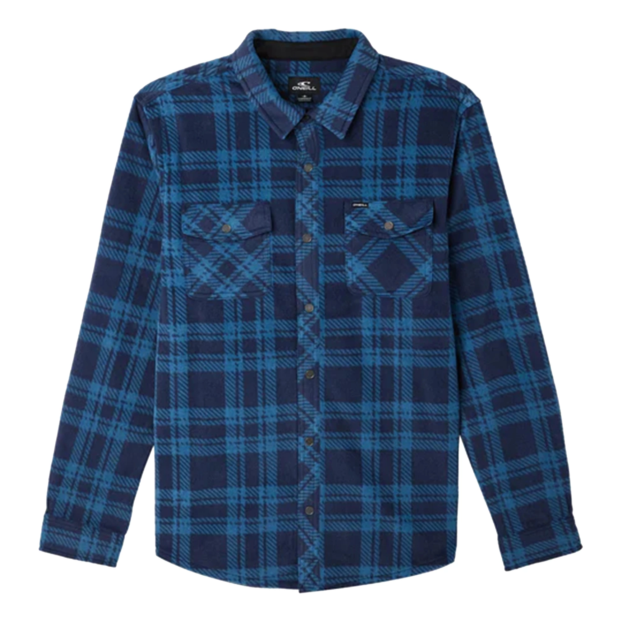 O'Neill ONeill Mens Glacier Plaid Superfleece Flannel Shirt 3 O'Neill ONeill Mens Glacier Plaid Superfleece Flannel Shirt - Image 3