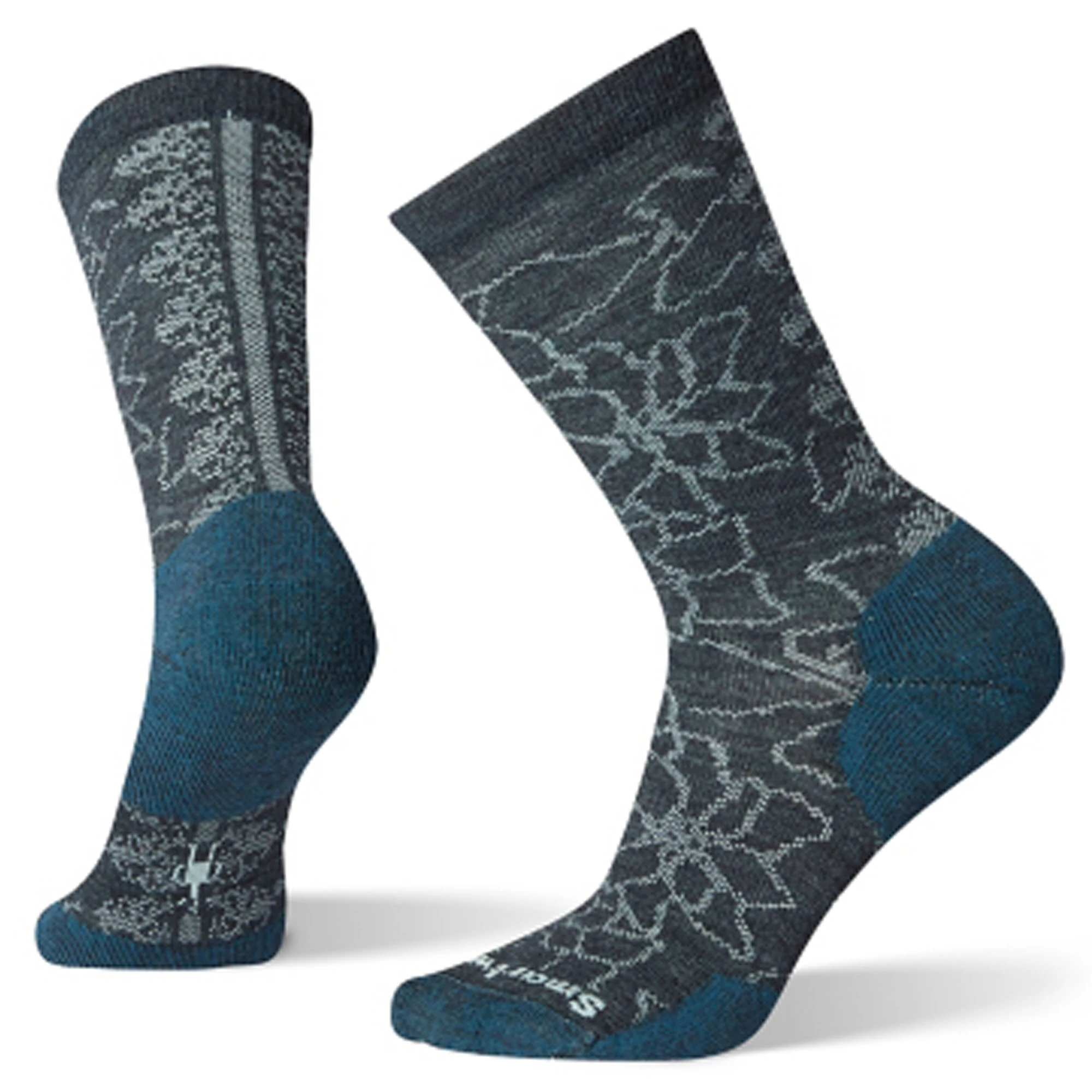 Smartwool Women's Poinsettia Graphic Crew Socks 3 Smartwool Women's Poinsettia Graphic Crew Socks - Image 3