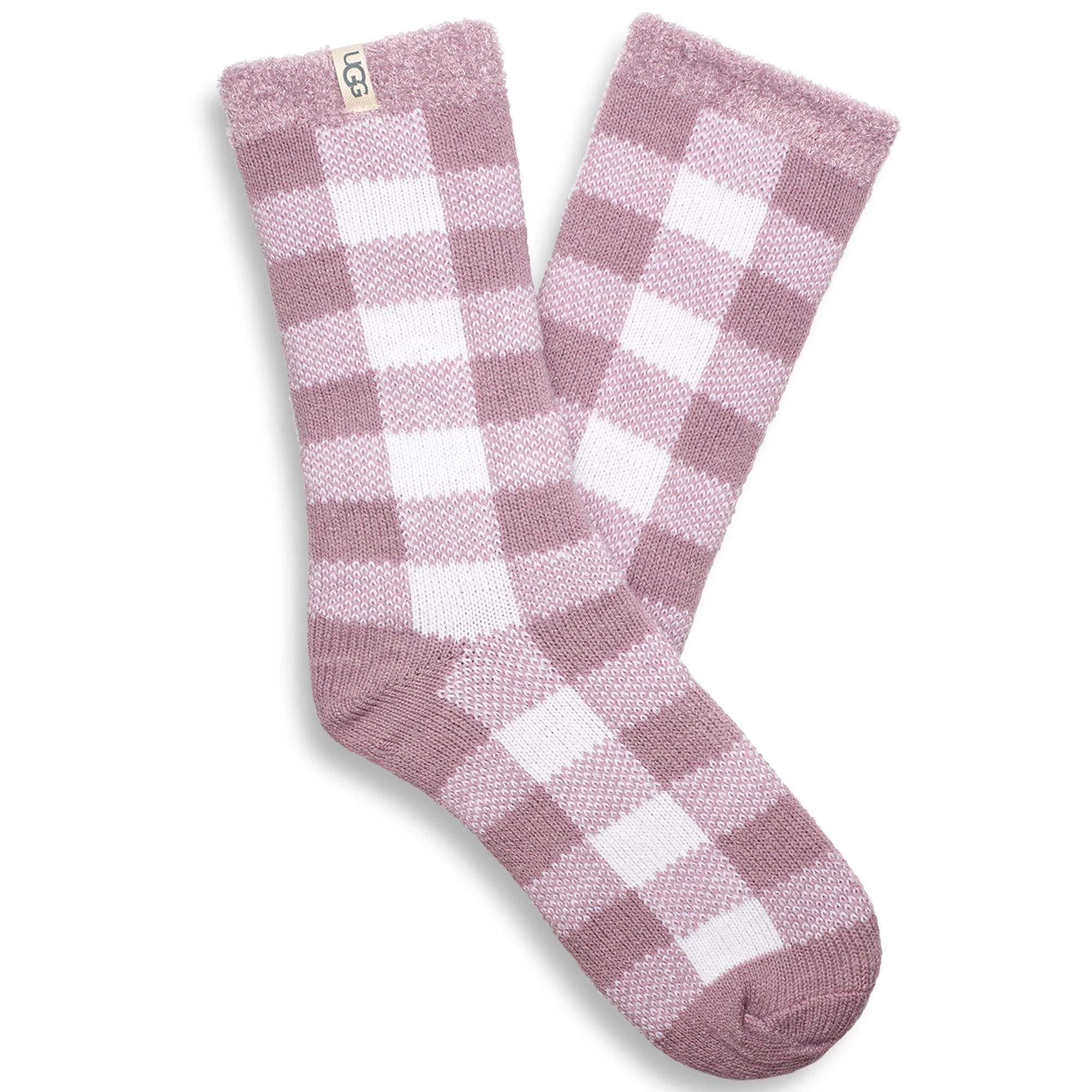 UGG Women's Vanna Check Fleece Socks 2 UGG Women's Vanna Check Fleece Socks - Image 2