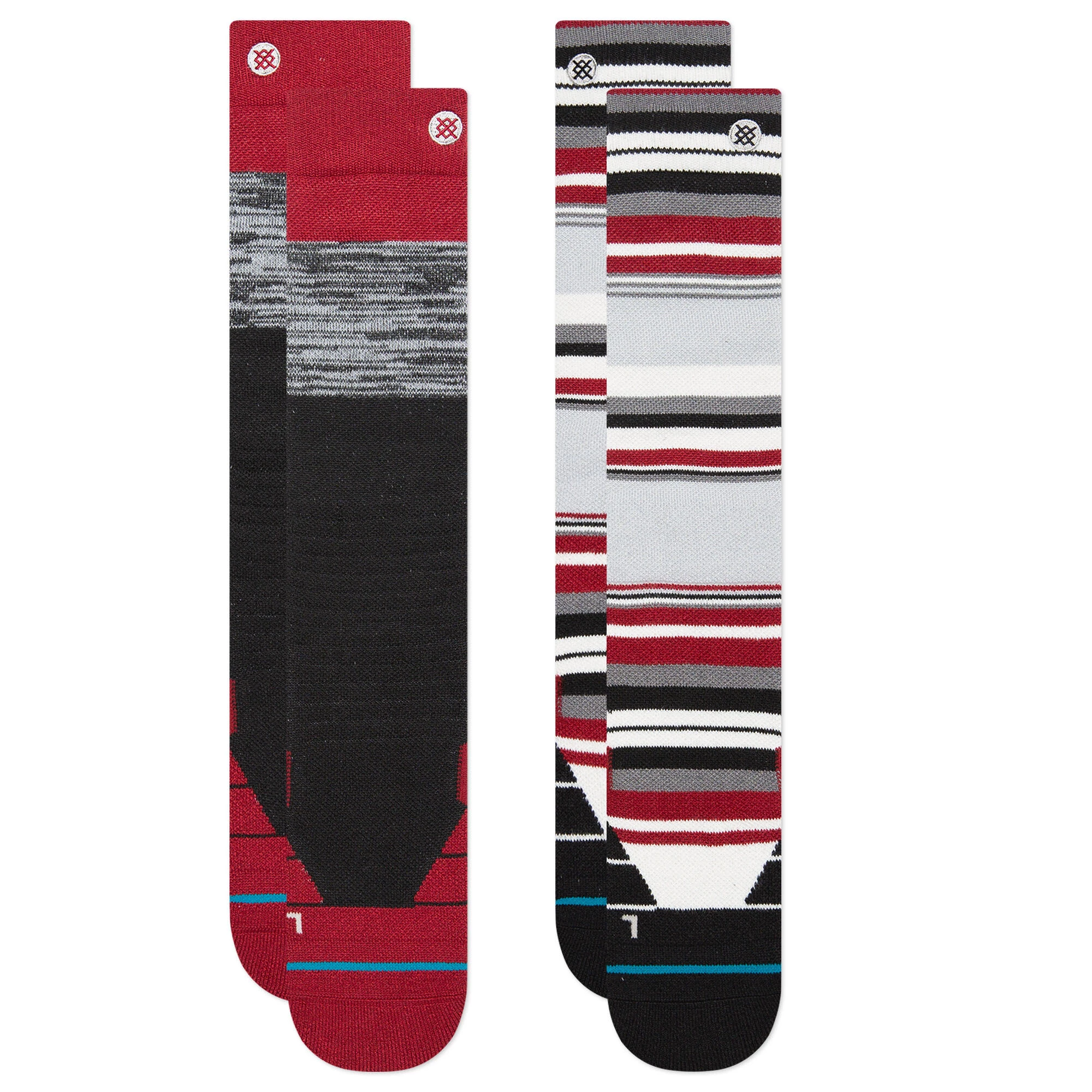Stance Poly Snow OTC Ski Socks 2-Pack 1 Stance Poly Snow OTC Ski Socks 2-Pack