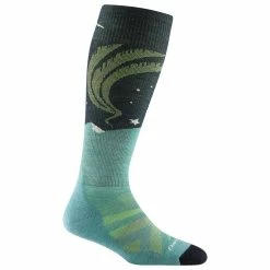Darn Tough Vermont Womens Aurora Over-the-Calf Lightweight Ski Socks