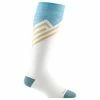 Darn Tough Vermont Womens Peaks Over-the-Calf Lightweight Ski Socks