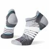 Smartwool Womens Run Zero Cushion Stripe Low Ankle Socks