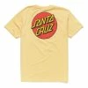 Santa Cruz Mens Classic Dot Chest Short Sleeve Regular T Shirt