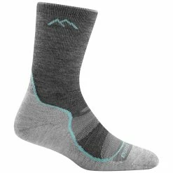 Darn Tough Vermont Womens Light Hiker Micro Crew Lightweight Hiking Socks