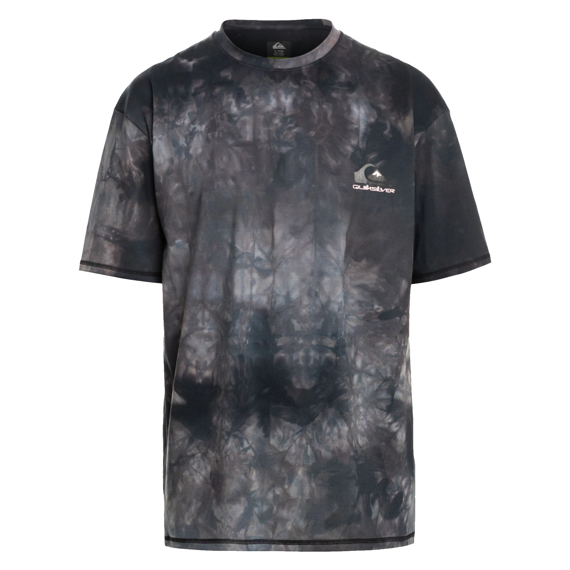 Quiksilver Mens Tie Dye UPF 50 Surf T Shirt 1 Quiksilver Mens Tie Dye UPF 50 Surf T Shirt