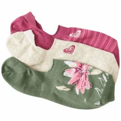 ROXY Womens 3-Pack No Show Socks