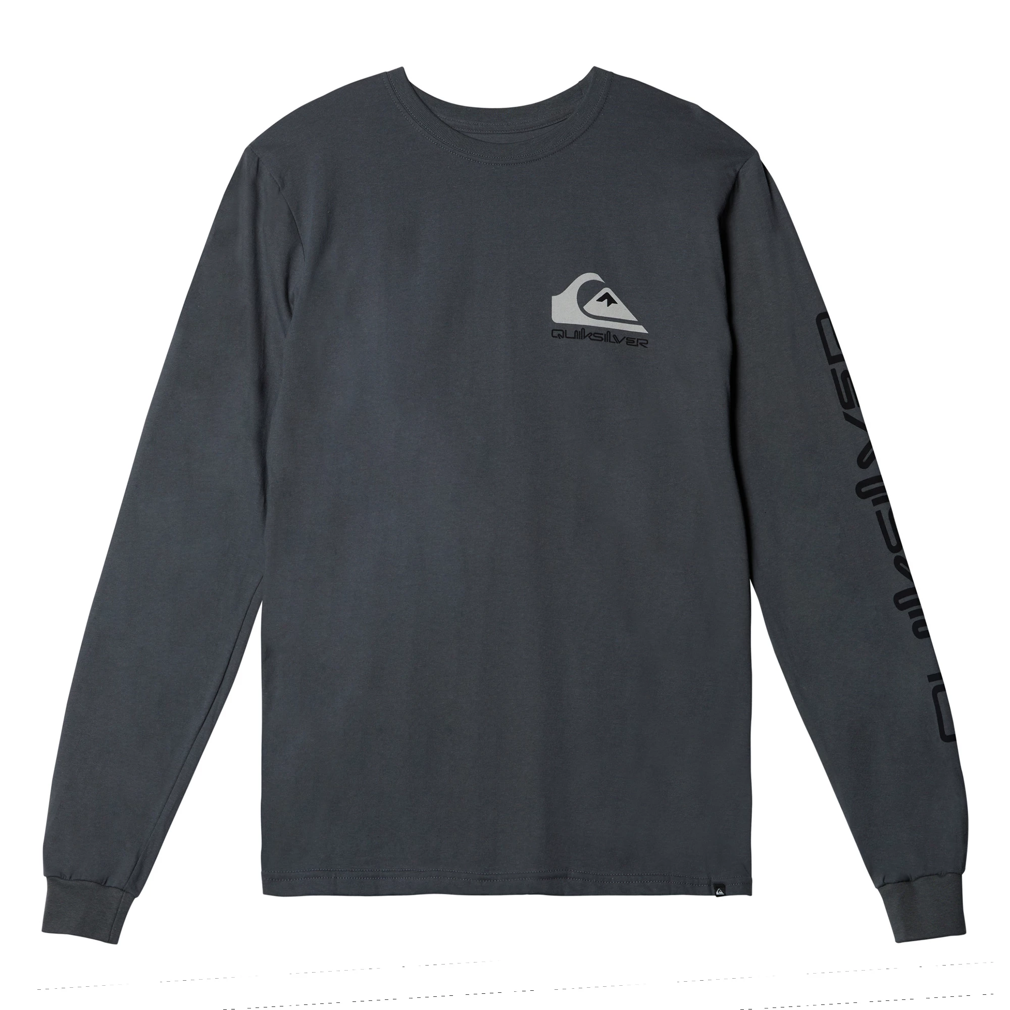 Quiksilver Mens Omni Logo Long Sleeve T Shirt 3 Quiksilver Mens Omni Logo Long Sleeve T Shirt - Image 3