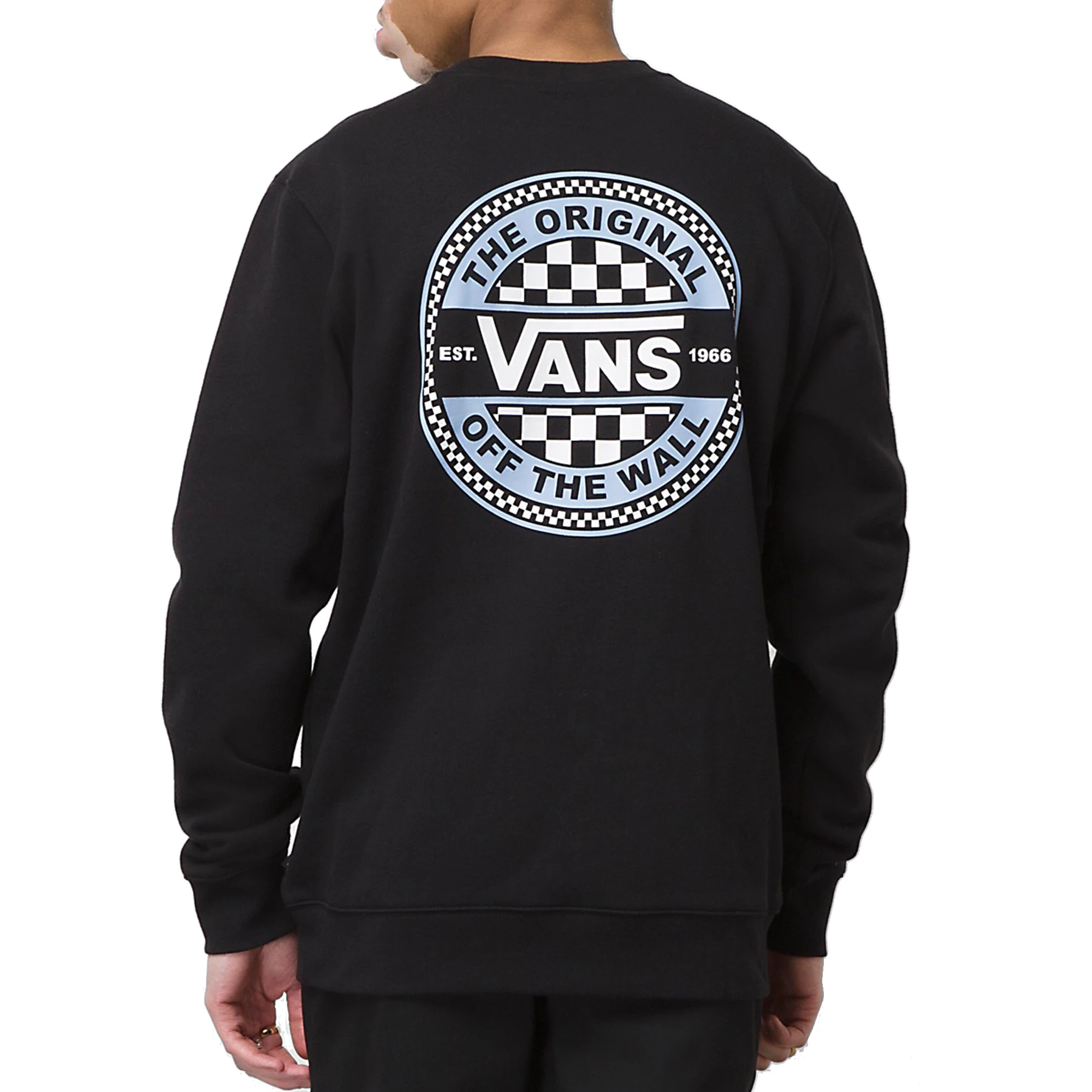 Vans Mens Circle Checker Crew Pullover 1 Vans Mens Circle Checker Crew Pullover