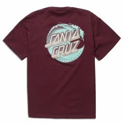 Santa Cruz Mens Stipple Wave Dot Short Sleeve Regular T Shirt