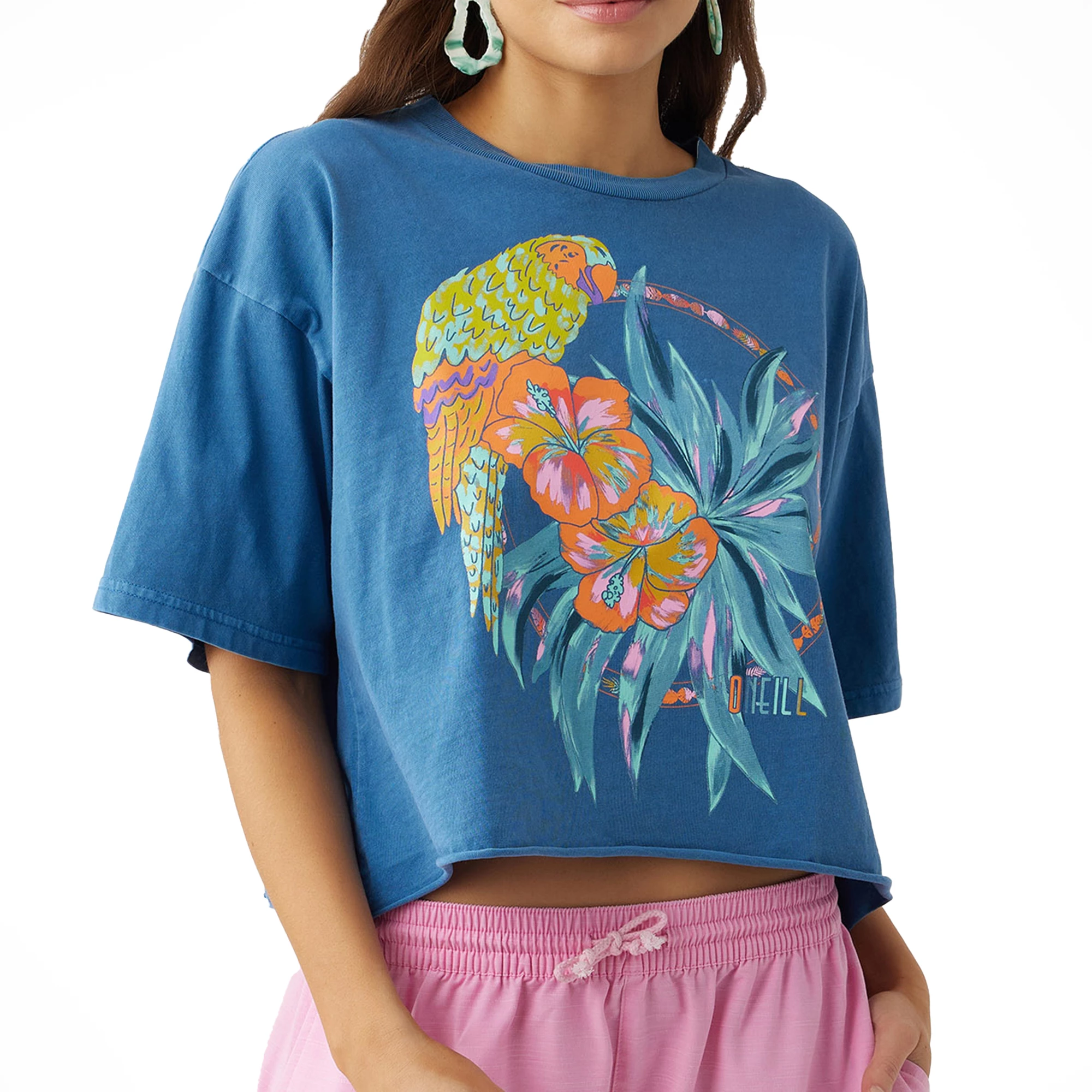 O'Neill ONeill Womens Parrots Short Sleeve T Shirt 1 O'Neill ONeill Womens Parrots Short Sleeve T Shirt