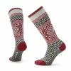 Smartwool Womens Everyday Popcorn Snowflake Pattern Full Cushion Crew Socks