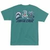 Santa Cruz Mens Beach Bum Hand Scene Short Sleeve Regular T Shirt