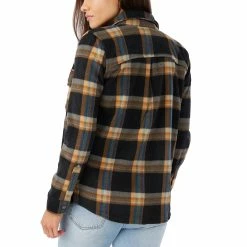 O'Neill ONeill Womens Zuma Superfleece Flannel Long Sleeve Shirt -Children's Clothing Store 957d77e3 fd44 4cfe bfe6 cb8534a75cfd