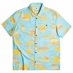 Quiksilver Mens Ripped Up Cotton Short Sleeve Shirt -Children's Clothing Store 9e143000 8f29 4910 bff1 ace7f4f081a2