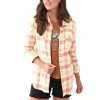 O'Neill ONeill Womens Nash Flannel Long Sleeve Top