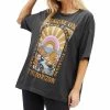 Billabong Womens On The Horizon Oversized Graphic T Shirt