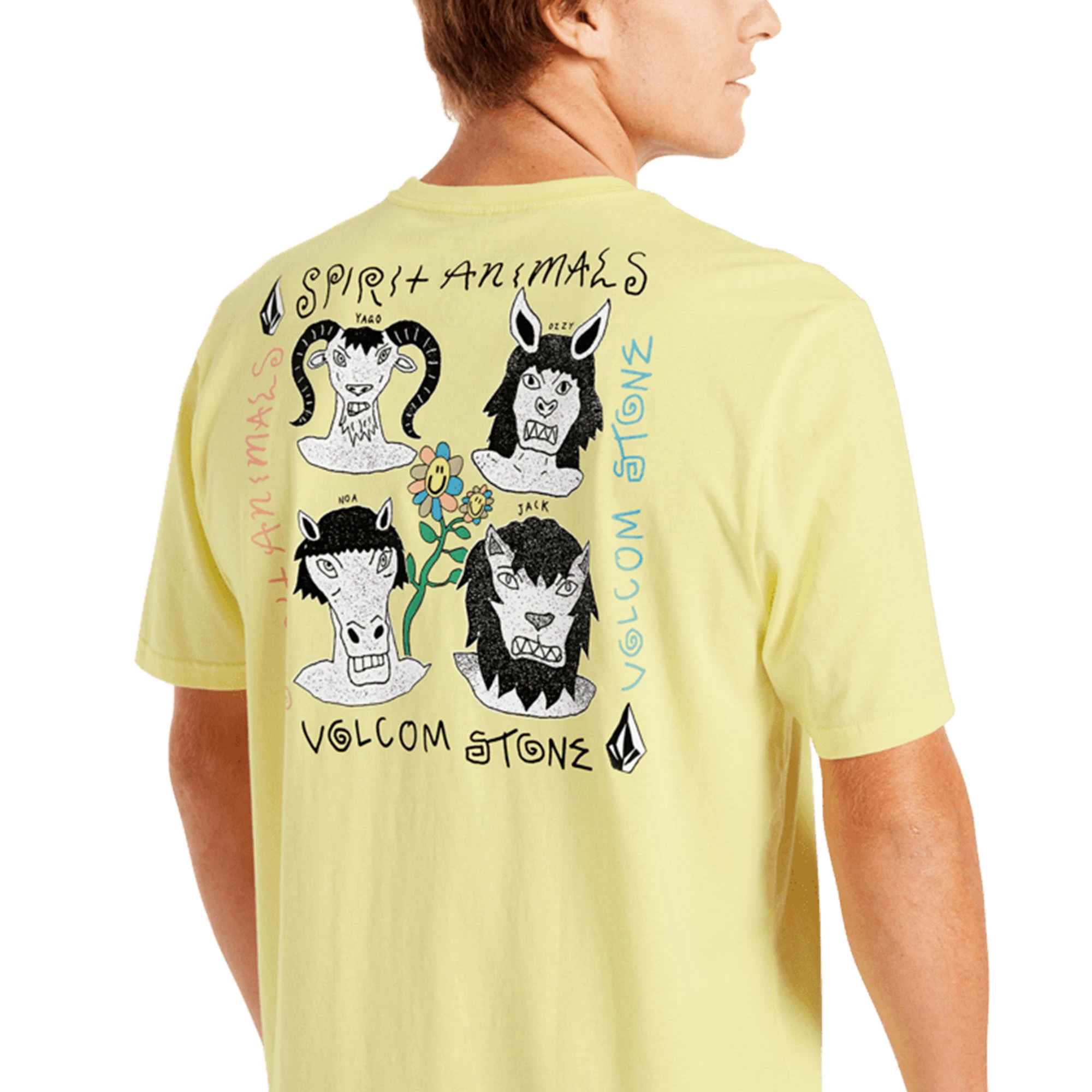 Volcom Mens Surf Vitals Animal Short Sleeve T Shirt 2 Volcom Mens Surf Vitals Animal Short Sleeve T Shirt - Image 2