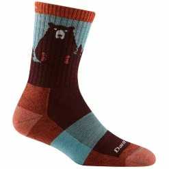 Darn Tough Vermont Womens Bear Town Micro Crew Lightweight Hiking Socks