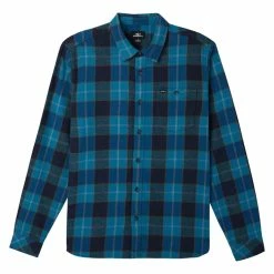 O'Neill ONeill Mens Redmond Plaid Stretch Flannel Shirt -Children's Clothing Store b247285c 1609 4a5d 9f67 cfecebb90018