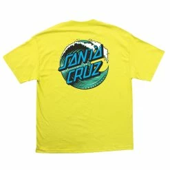 Santa Cruz Mens Wave Dot Short Sleeve Regular T Shirt