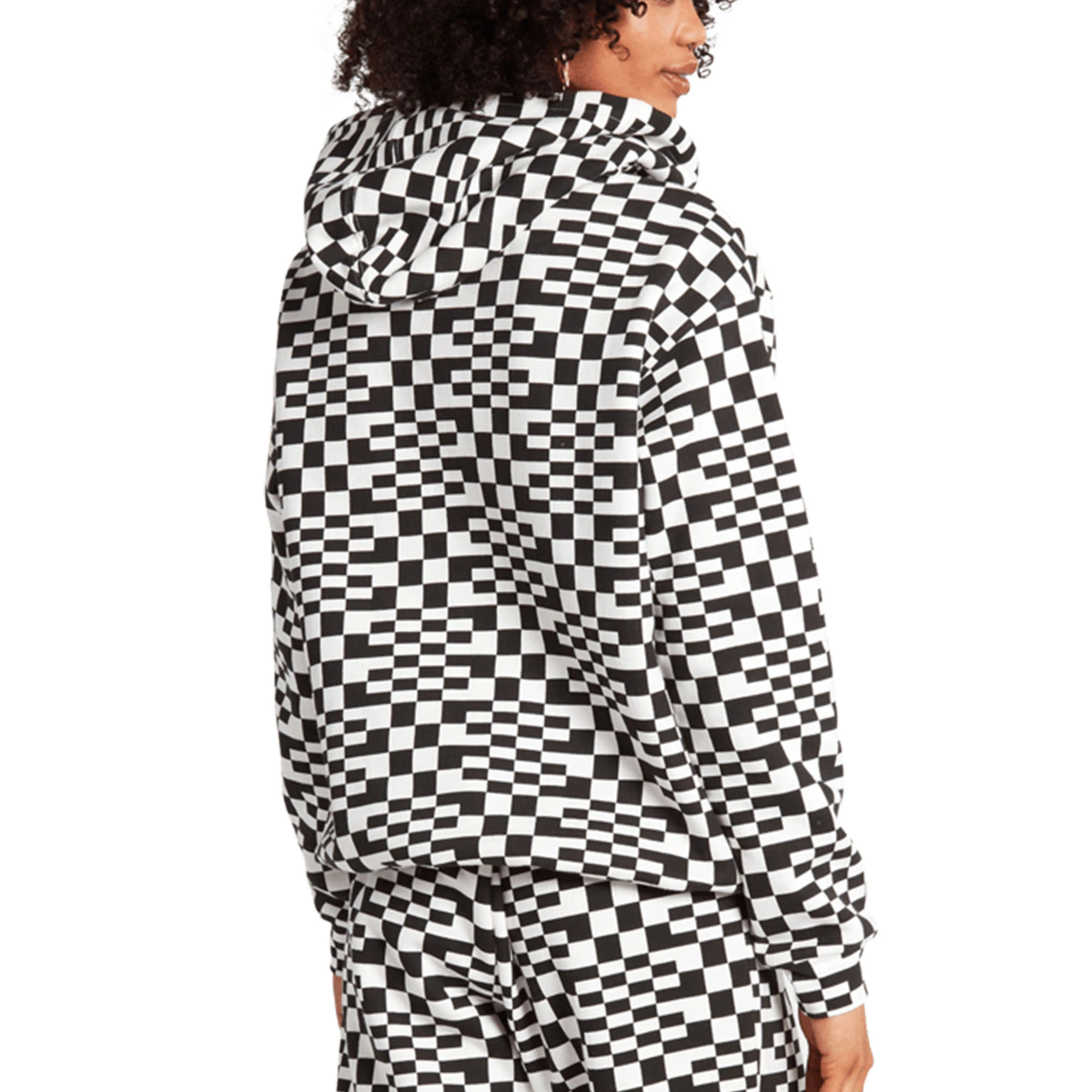 Volcom Womens Check You Out Hoodie 2 Volcom Womens Check You Out Hoodie - Image 2