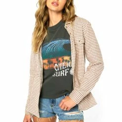 O'Neill ONeill Womens Nash Flannel Long Sleeve Top -Children's Clothing Store c501b0fe 541b 4067 8cf1 a4f2e707c856