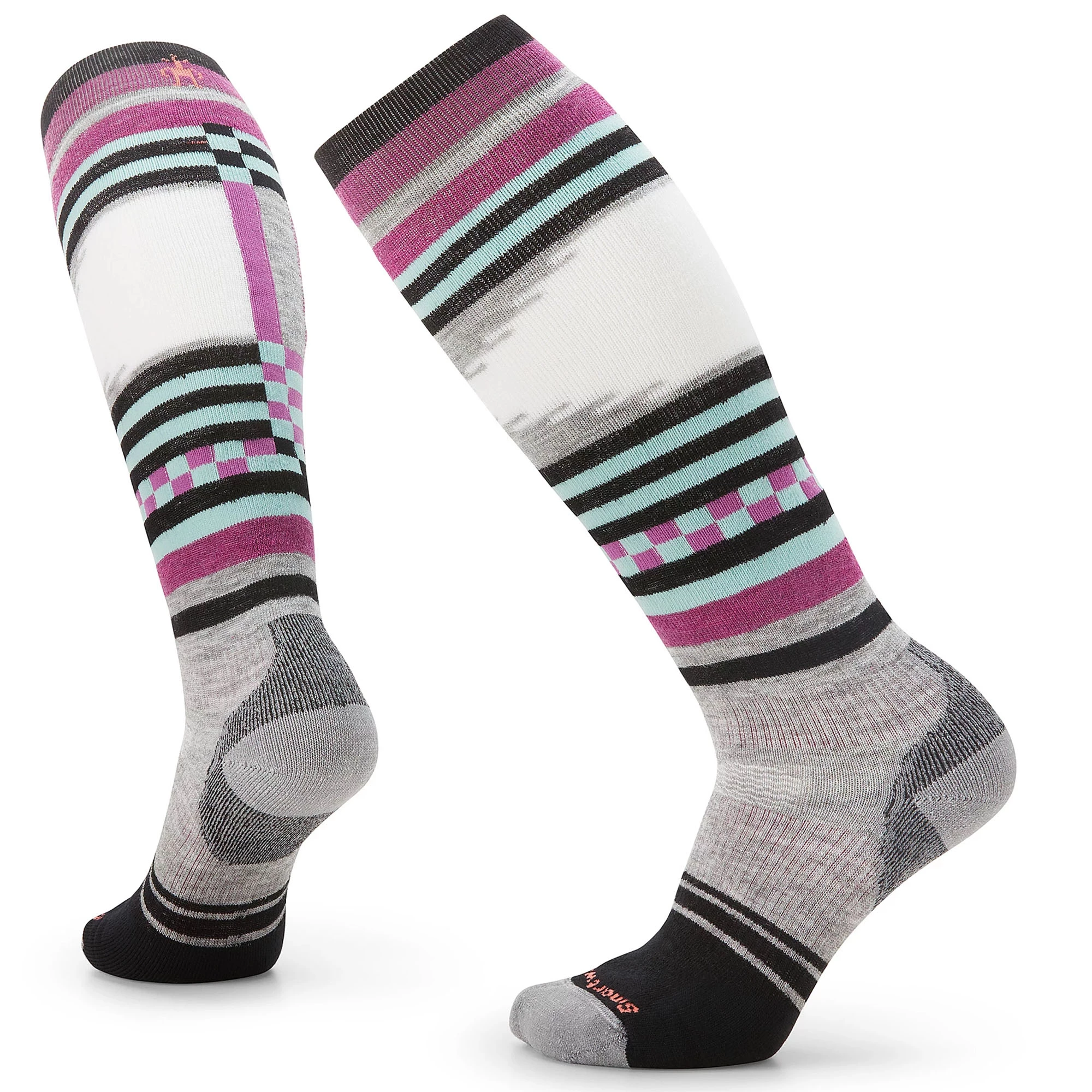 Smartwool Womens Full Cushion Pattern Over The Calf Snowboard Socks 1 Smartwool Womens Full Cushion Pattern Over The Calf Snowboard Socks