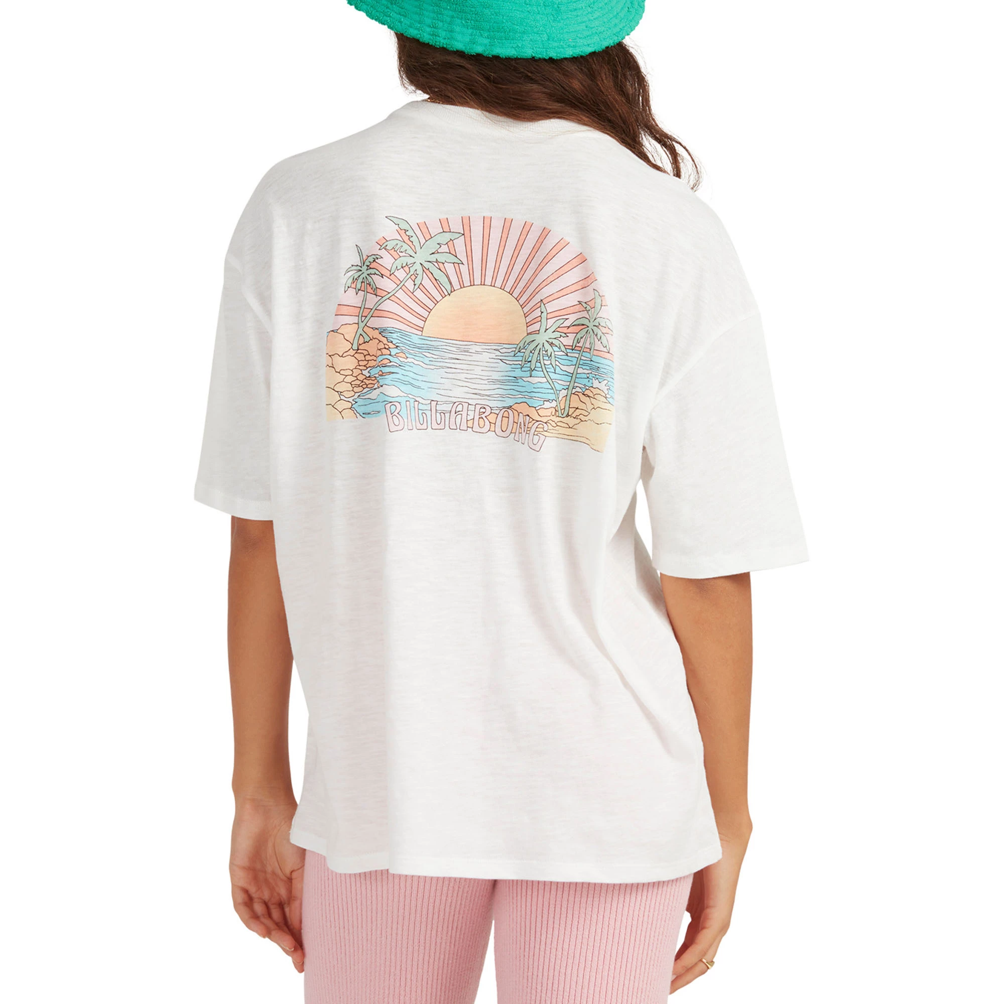 Billabong Womens Island Life Boyfriend T Shirt 2 Billabong Womens Island Life Boyfriend T Shirt - Image 2