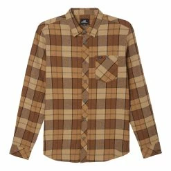 O'Neill ONeill Mens Redmond Plaid Stretch Flannel Shirt -Children's Clothing Store cc5f7f24 54d2 4698 bb13 a18dfe28b895