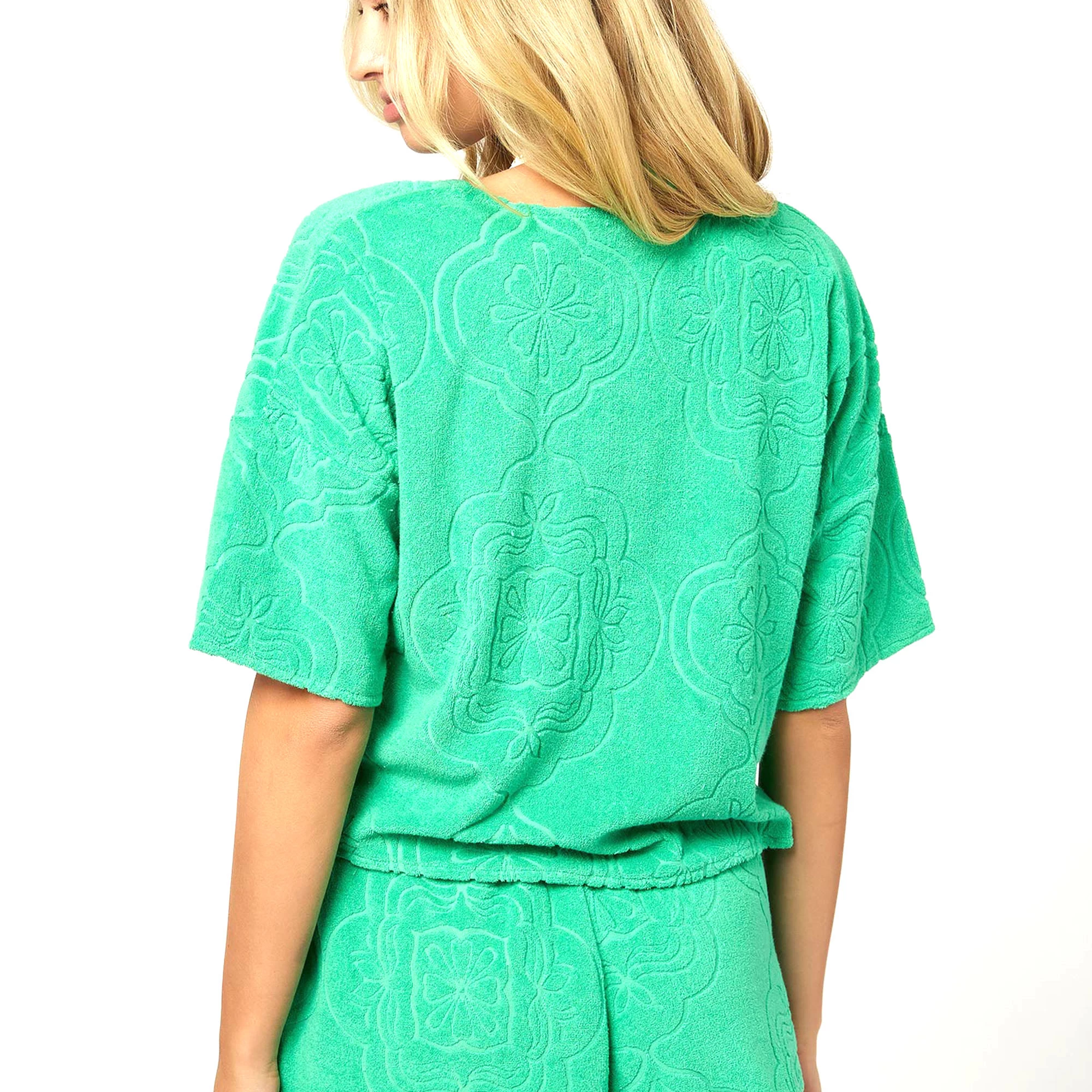 O'Neill ONeill Womens Cabana Tile Terry Top 2 O'Neill ONeill Womens Cabana Tile Terry Top - Image 2