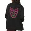 Vans Womens Dia De Muertos Floral BFF Zip Hoodie