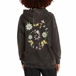 Volcom Womens Truly Stoked Boyfriend Pullover Hoodie