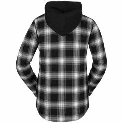 Volcom Women's Hooded Flannel Jacket -Children's Clothing Store f38ed7e5 ccec 4333 8ba8 4e358d0cc583