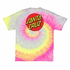 Santa Cruz Mens Classic Dot Short Sleeve Regular T Shirt